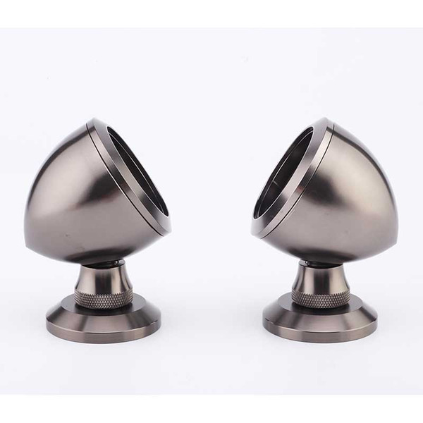 Car Tweeter Aluminium Base Speaker Boxes ( One Pair ) Titanium High Quality 40.3-50mm