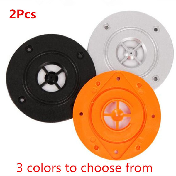 1-2 Inch 2Pcs Cow Ear Round Treble Full Tone Speaker Panel Black Orange Silver Diameter 78mm Mounting Hole Distance 64mm car