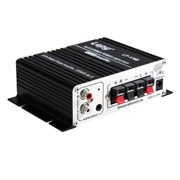 Mini 700W Hi-Fi 12V Stereo Amplifier MP3 Motorcycle Car Amp for iPod CAU_104