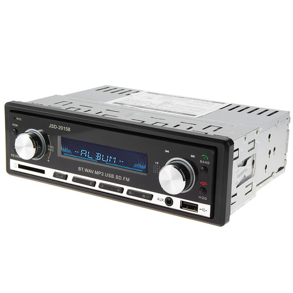 Universal Car Radio Bluetooth V2.0 CD SD USB MP3 FM Autoradio Car Stereo Audio In-dash FM Receiver Aux Input Receiver USB MP3 MMC WMA Radio