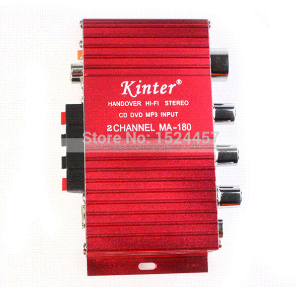 Kinter MA180 12V MINI Power Amplifiers Car Computer audio radio MP3 Amplifier USB Port Charging computer monitor with rca input