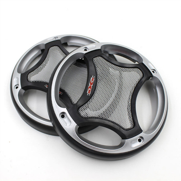 WLKE Car Universal Speaker Cover Grill 2X 5.5'' 138mm ABS Coaxial Steel Speaker Coaxial Mesh Grille Cover Woofer