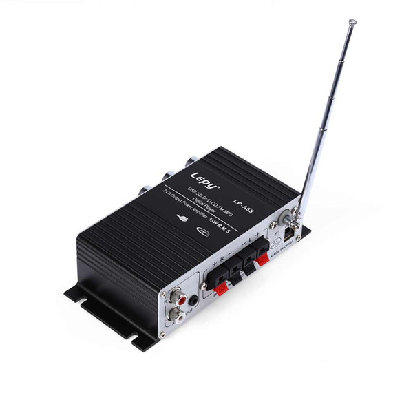 Lepy LP - A68 multi-functional Household Motorcycle Portable Amplifiers FM SD USB MP3 USB Card Stereo Audio Car Power Amplifier