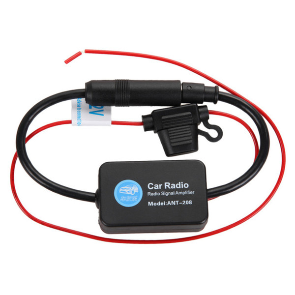 Car Radio FM Antenna Signal Amplifier ANT-208 Car Auto FM/AM Antenna Booster Windshield Mount Antenna Aerials