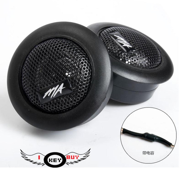 I Key Buy 2PCS Universal Cars Tweeter Speaker Audio Perfect Sound Klaxon High Quality Car Electronics 12V 35W Speakers