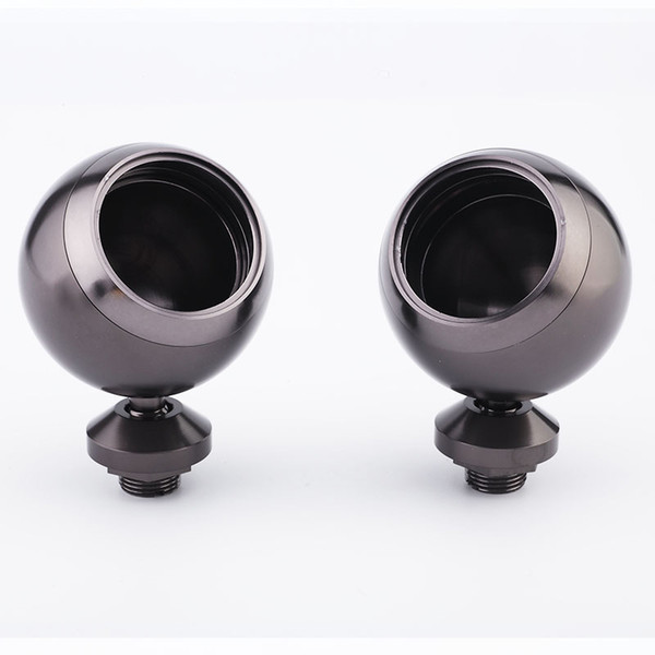 Speaker Car Base Audio Tweeter Aluminium Speaker Box *20-25 ( One Pair ) Silver Black Titanium Som Automotivo Mount