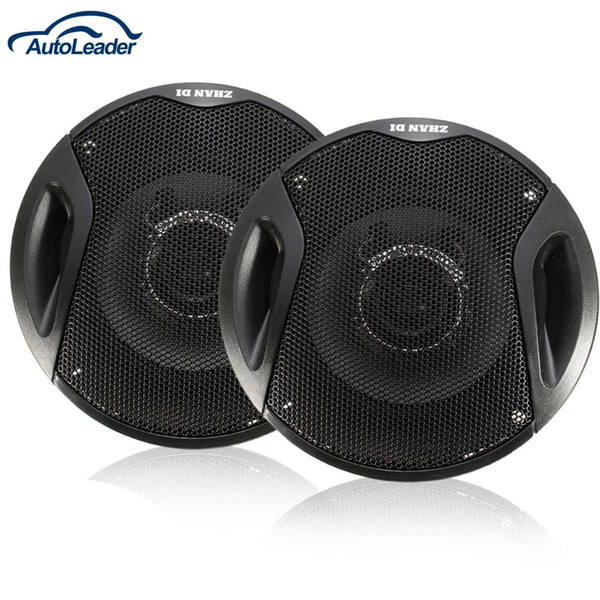 Freeshipping 2Pcs 4 Inch 10cm Dual-Cone Coaxial Car Van Front Rear Door Dash Speakers 200W Loudspeaker