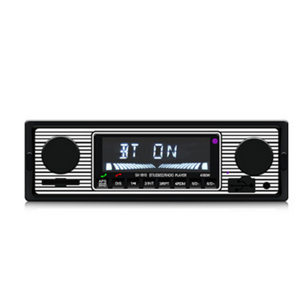 Bluetooth Stereo MP3 USB SD Vehicle MP3 Player Auto Car Classic FM Retro Radio Player U-disk Plug-in Radio Vehicle DVD Machine