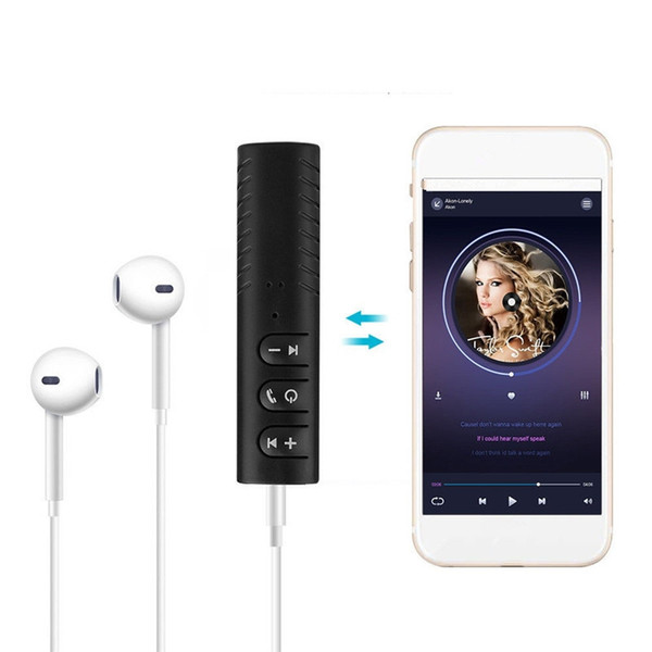 Mic for Stereos Phone MP3 Mini Wireless Bluetooth Car Kit Handfree 3.5mm Streaming Wireless Auto AUX Audio Adapter