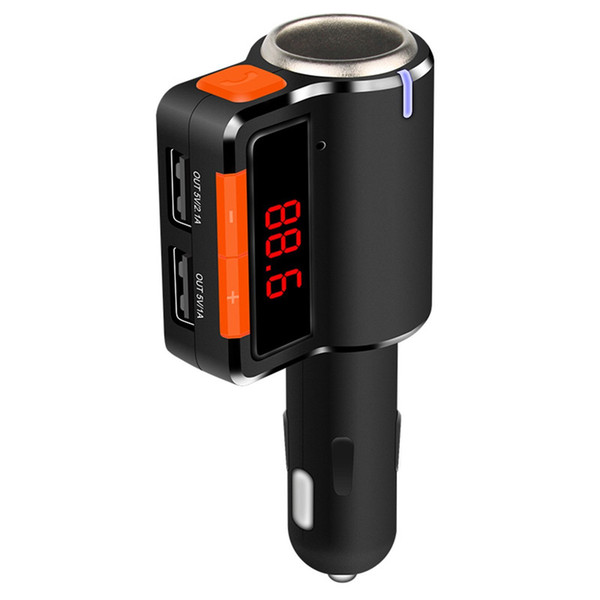 Bluetooth FM Transmitter for Car Dual USB Port Car Charger Bluetooth Car Kit FM Transmitter for iPhone Android Phone MP3 Players