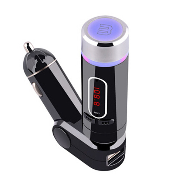 Hands-free Car Kit MP3 Player Wireless FM Transmitter Modulator with USB SD Card Reader MMC Slot and Remote Control