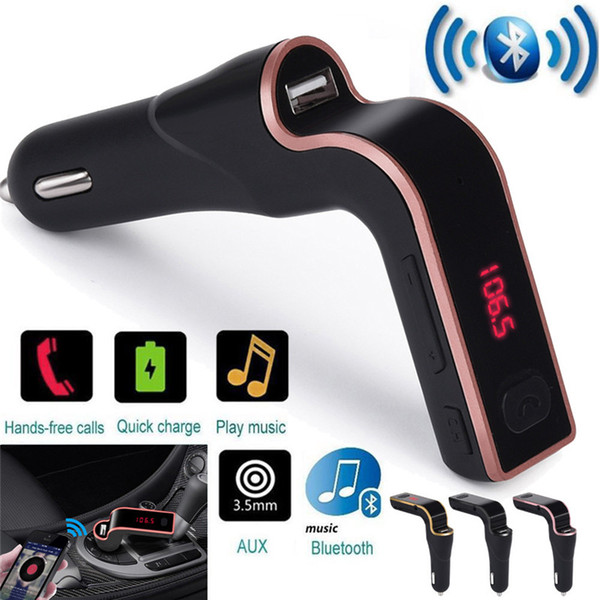 Bluetooth Car Kit Car Charger FM Transmitter MP3 Radio Player USB Chargers & AUX Set accessoire voiture accesorios automovil