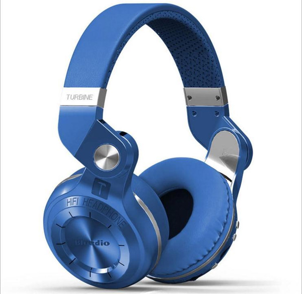 Bluedio T2+ fashionable foldable over the ear bluetooth headphones BT 4.1 support FM radio& SD card functions for iphone samsung car