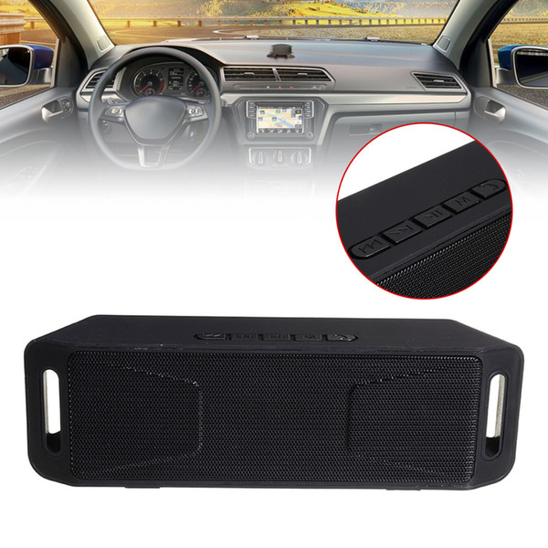 1PC Handsfree bluetooth Car Kit Auto Wireless Speaker Portable USB Mini Bass Stereo For Travel Camping Hiking Driving