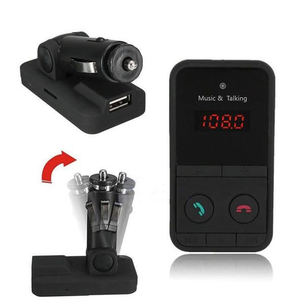 New 301E Car Charger Wireless Bluetooth FM Transmitter Modulator Hands Free Car Kit MP3 Audio Player LCD Display