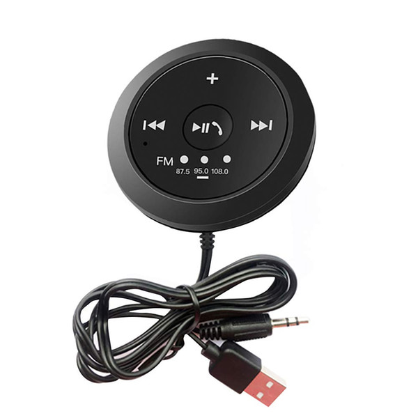 3.5mm Aux Bluetooth Car Stereo Music Adapter Portable FM Transmit Hands Free Audio Receiver Easy Operate Wireless Stable