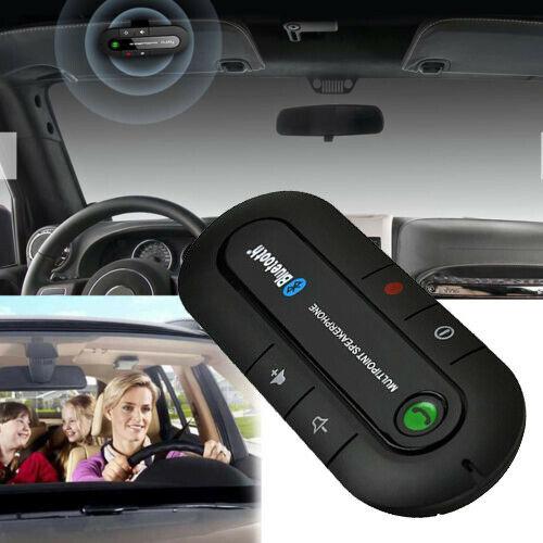 Wireless Bluetooth HandsFree Speaker Car Kit Visor Clip for Smart Phone Mobile