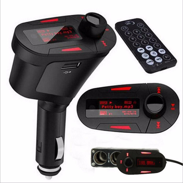 2019 Car MP3 Player bluetooth kit FM Transmitter Modulator USB MMC LCD with remote hot selling