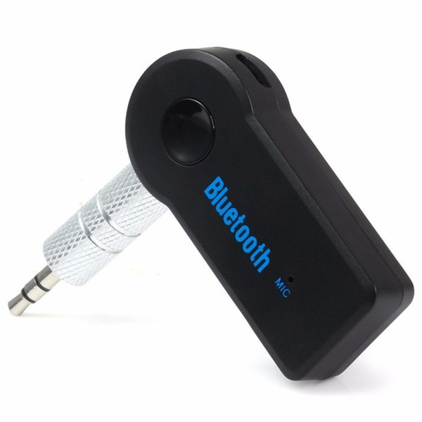 20pcs Bluetooth 3.0 Car Kit 3.5mm AUX Streaming A2DP Wireless Car Auto Audio Music Receiver Adapter With Mic By Fsat