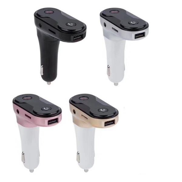 Hands free Bluetooth Car Kit C8 FM Transmitter Modulator Car Charger AUX Hands Free Music Mini MP3 Player SD USB LCD 200pcs/lot