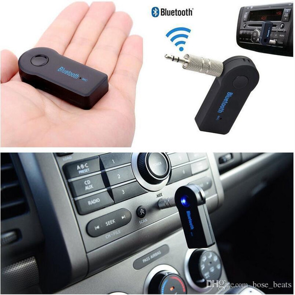 Wireless Car Bluetooth Adapter Receiver 3.5mm Aux Stereo Wireless USB Mini Bluetooth Audio Music Car Adapter Receiver EEA138