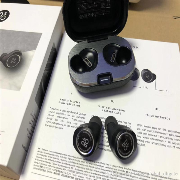 Popular B&O E8 2.0 Turly wireless bluetooth headset With Wireless charging box Car 16 hours playtime Sports music headset