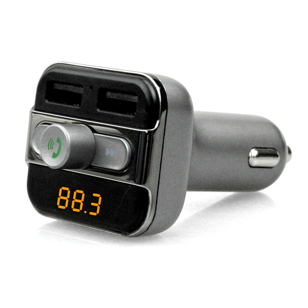 Bluetooth Handsfree Phone Calling Car Kits MP3 Player Support USB Disk/Micro SD Card+3.4A Dual USB Car Chargers+ FM Transmitters