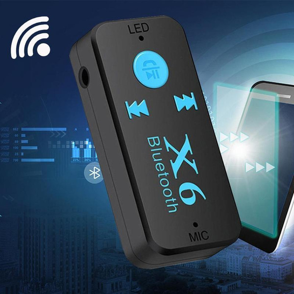 Aux 3.5mm Vehicle Bluetooth Music Receiver Car Mp3 Player Bluetooth Hand-free Calling Car Music Audio Wireless Adapter