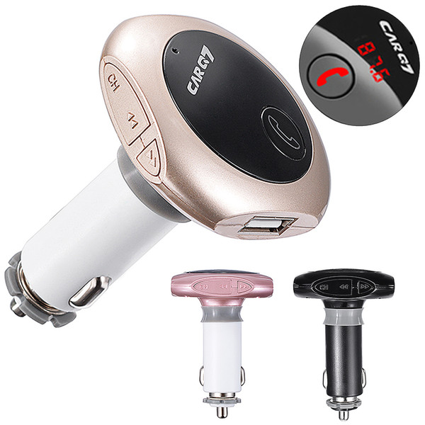 Wireless FM Transmitter Car MP3 Player Car Charger Dual USB with Bluetooth and Remote Control for Cars CAU_21A