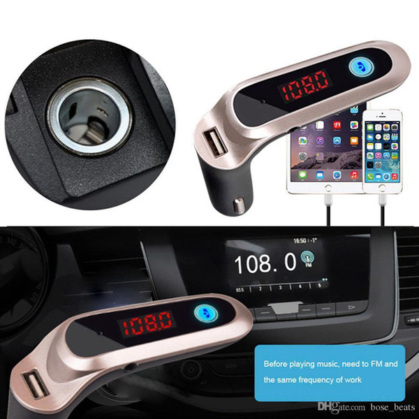 Bluetooth for Car MP3 Player Kit FM Wireless Transmitter Radio Adapter USB Charger for phone Laptop Computers DDA339