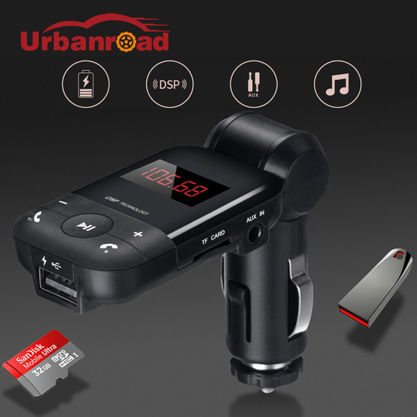 Auto Car Bluetooth Fm Transmitter Audio Charger LCD Bluetooth Car Kit Mp3 Player Audio Fm Transmitter Wireless Handsfree