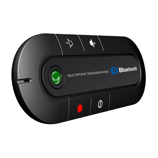 Multipoint Bluetooth Car Kit Wireless Speakerphone Handsfree Headphone MP3 Music Player bt980 for SmartPhone IPhone Android phones