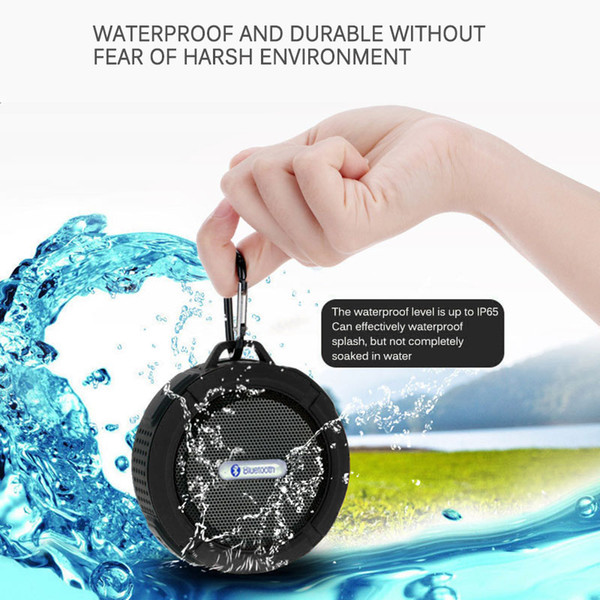 Hands-Free Shower Speaker Bluetooth Speaker Waterproof Wireless With 5W Driver Suction Cu car