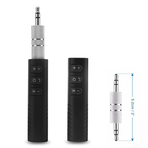 Universal 3.5mm jack Bluetooth Car Kit Hands free Music Audio Receiver Adapter Auto AUX Kit for Speaker Headphone Car Stereo