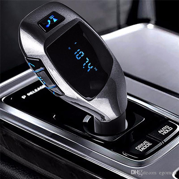 Wireless Bluetooth FM Transmitter Car Kit X5 Radio Adapter USB Car Charger with USB MP3 Player TF Radio with LCD Display USB Mic