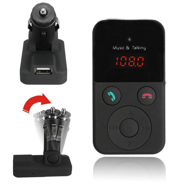 New Cheap Wireless Bluetooth Car Kit FM Transmitter MP3 Player LCD Display Support SD USB Remote Control DHL