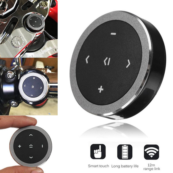 Bluetooth 3.0 Car Steering Wheel Music Play Remote Control for iOS Android