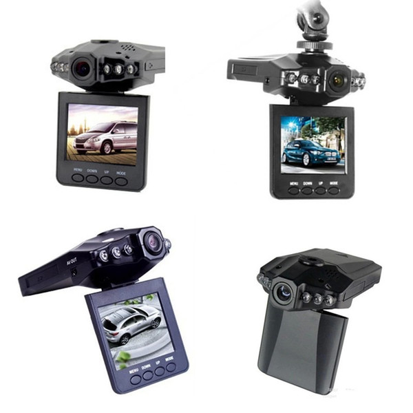 Hot selling HD198 Car DVR Radio Camera Blackbox 6 IR LED Night Video Recorder 2.5 inch TFT Colorful Screen 270 Rotating