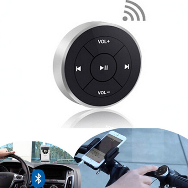 Wireless Bluetooth Media Remote button steering wheel remote control for car motorcycle bike handlebar remote control music