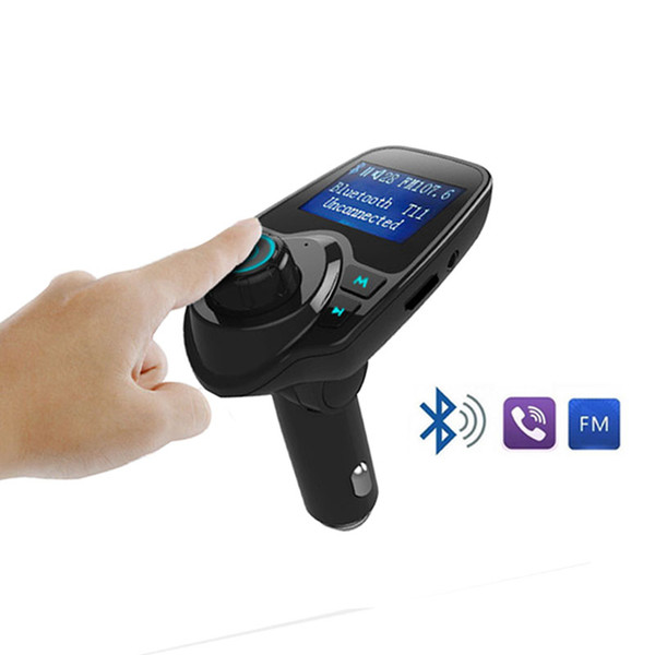 Bluetooth Car Kit Hands Free FM Transmitter Handsfree Receiver Dual USB Charger Multifunction Wireless Car MP3 Player