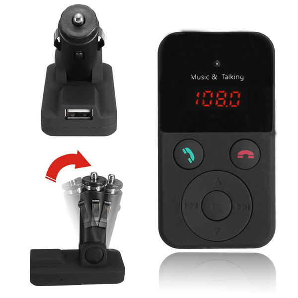 Wireless Bluetooth FM Transmitter Modulator Car Kit MP3 Player LCD Display Support SD USB Remote Control CAU_303