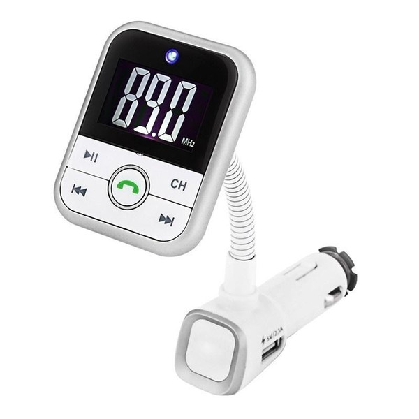 DHL 20PCS Automotive Bluetooth Hands-free Bluetooth MP3 Player FM Transmitter with USB Car Charger BT67