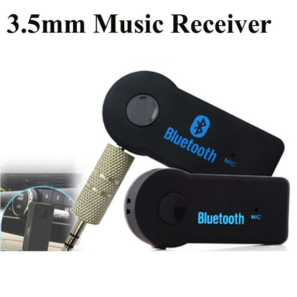 Music Receiver Universal 3.5mm Streaming Car A2DP Wireless Bluetooth AUX Audio Music Receiver Adapter with Mic For Phone MP3 OTH273