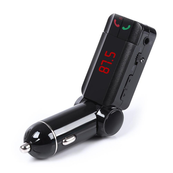 New Hot Sale Bluetooth Car Kit MP3 Player Audio Wireless FM Transmitter USB LCD Display Car Charger For iPhone 5 5S 6 6S