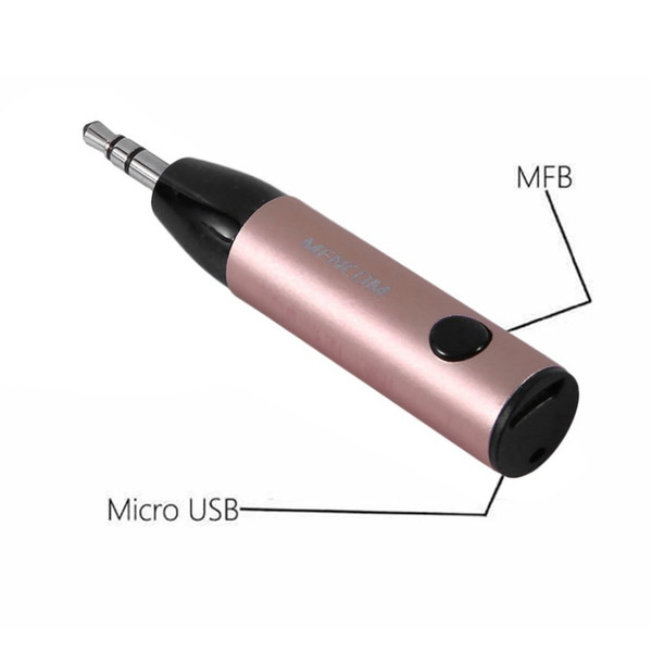 new arrival Wireless Portable Bluetooth Car Kit Mini Bluetooth 4.1 Music Receiver Adapter 3.5mm Bluetooth AUX Audio for Car Speaker Earphone