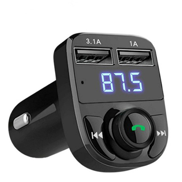 Car FM Transmitter Bluetooth Handsfree MP3 Radio Player Car Kit FM Modulator with 3.1A USB Car Charger For Ipad phone