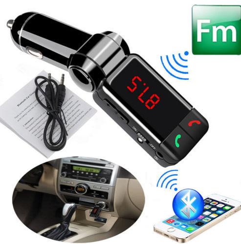 10PCS Handsfree Bluetooth Car Kit Dual USB Charger Stereo MP3 Player FM Transmitter for Mobile Phone