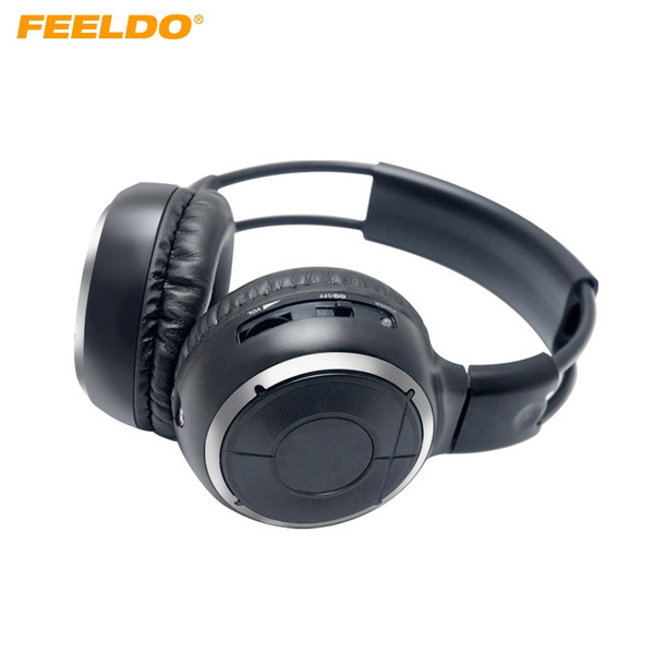 FEELDO Car DVD Stereo 2 Dual Channel Audio IR Infrared Wireless Music Foldable Earphone Headphone #2447