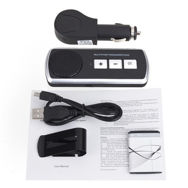 Speakerphone Handsfree Bluetooth headphone Bluetooth Car Kit Wireless Speaker USB Multipoint Speaker for Cell Phone Handsfree Car Kit