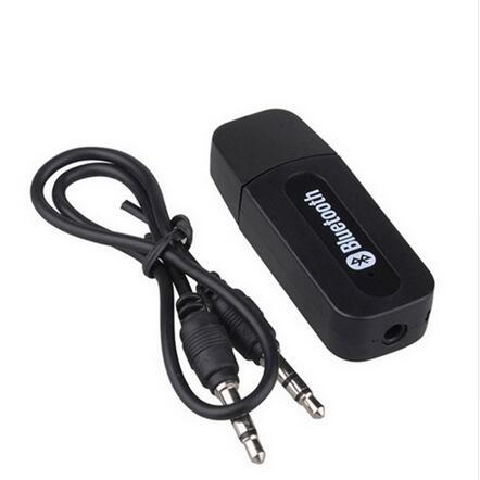 USB Bluetooth AUX Wireless Car Audio Receiver A2DP 5851S EDR 2.1 Stereo Music Receiver Adapter BT-163 for All Mobile Phone 3.5mm Jack